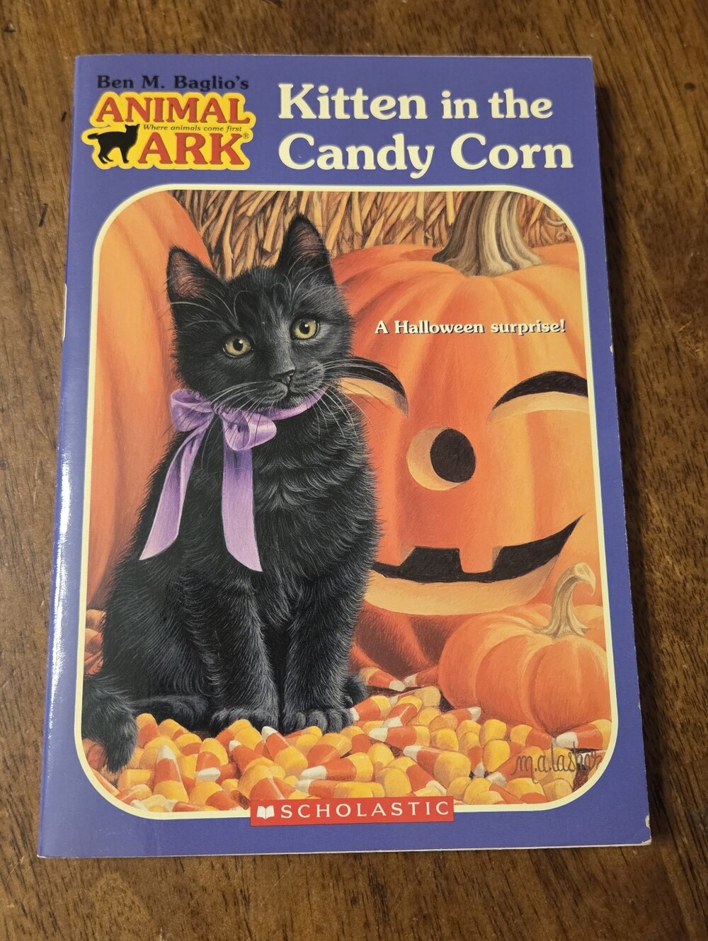Animal Ark: Kitten in the Candy Corn - Ben M. Baglio Scholastic Chapter Book Pap